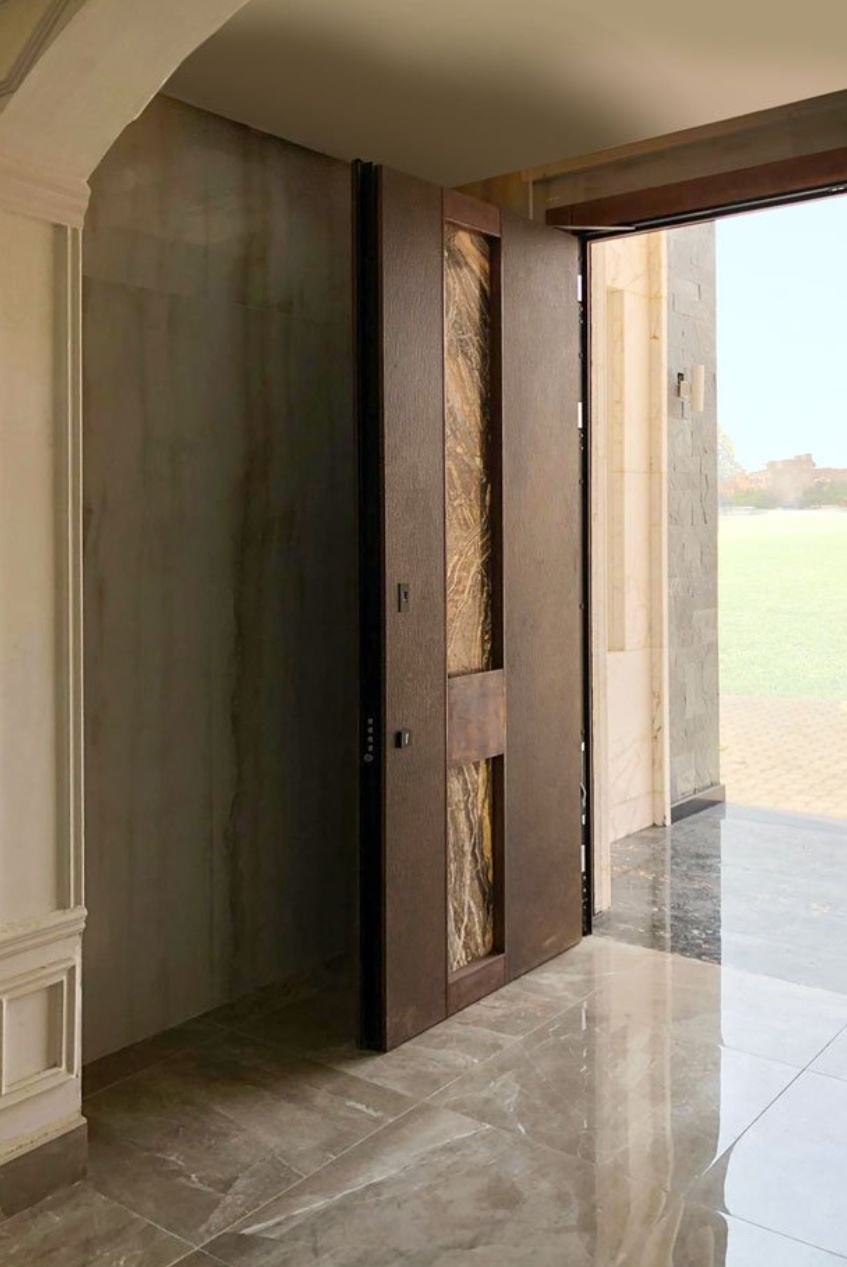 porte d'entrée design vitree