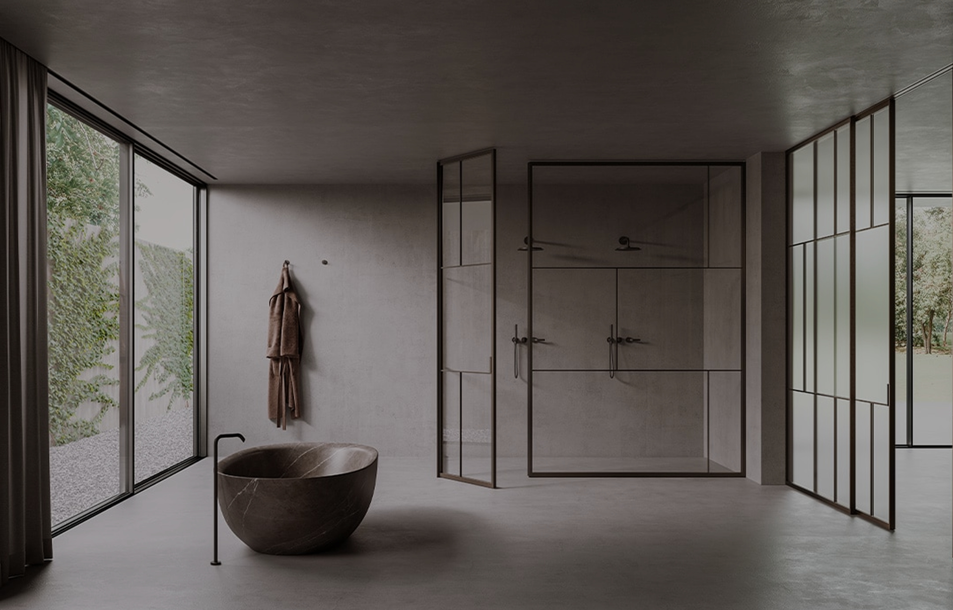 paroi de douche design