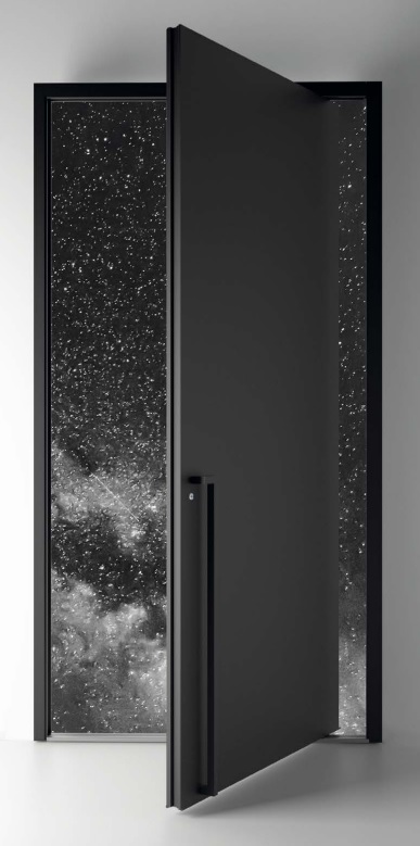 porte d'entree grise