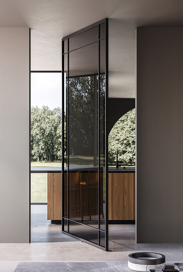 porte pivotante haut de gamme porte sur pivot design